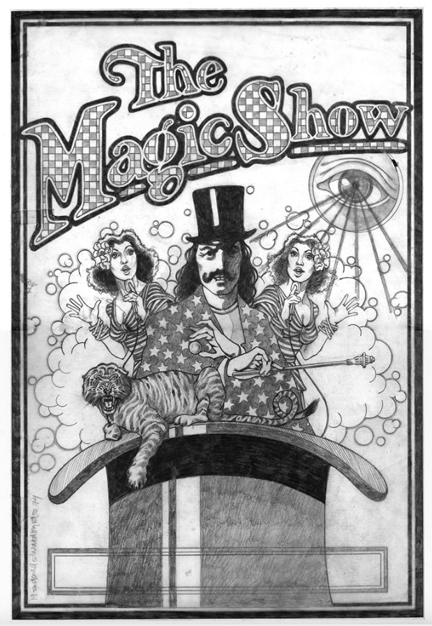 David Byrd “Magic Show” Poster Concept Sketches – THE DOUG HENNING PROJECT