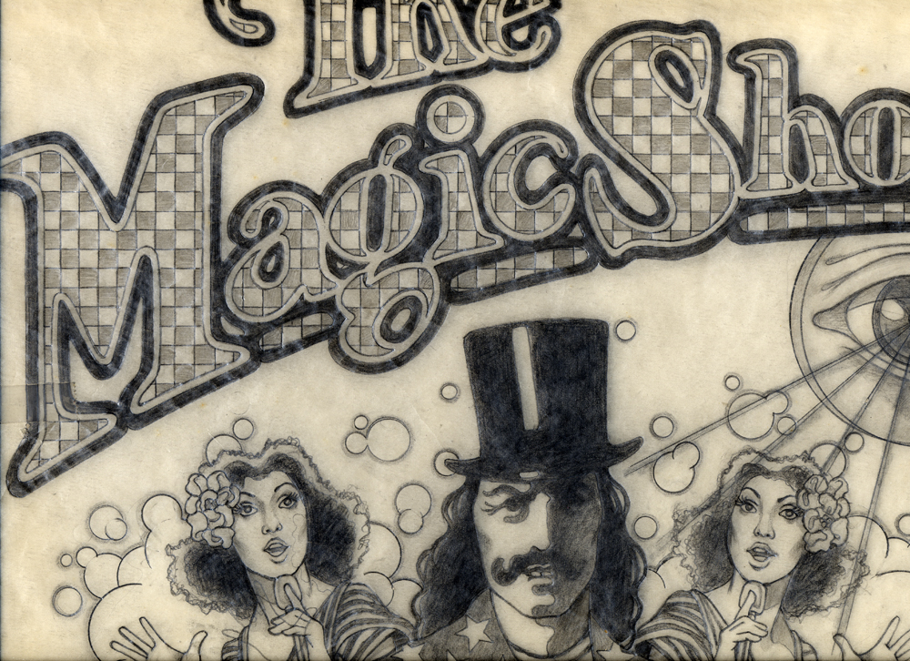David Byrd “Magic Show” Poster Concept Sketches – THE DOUG HENNING PROJECT